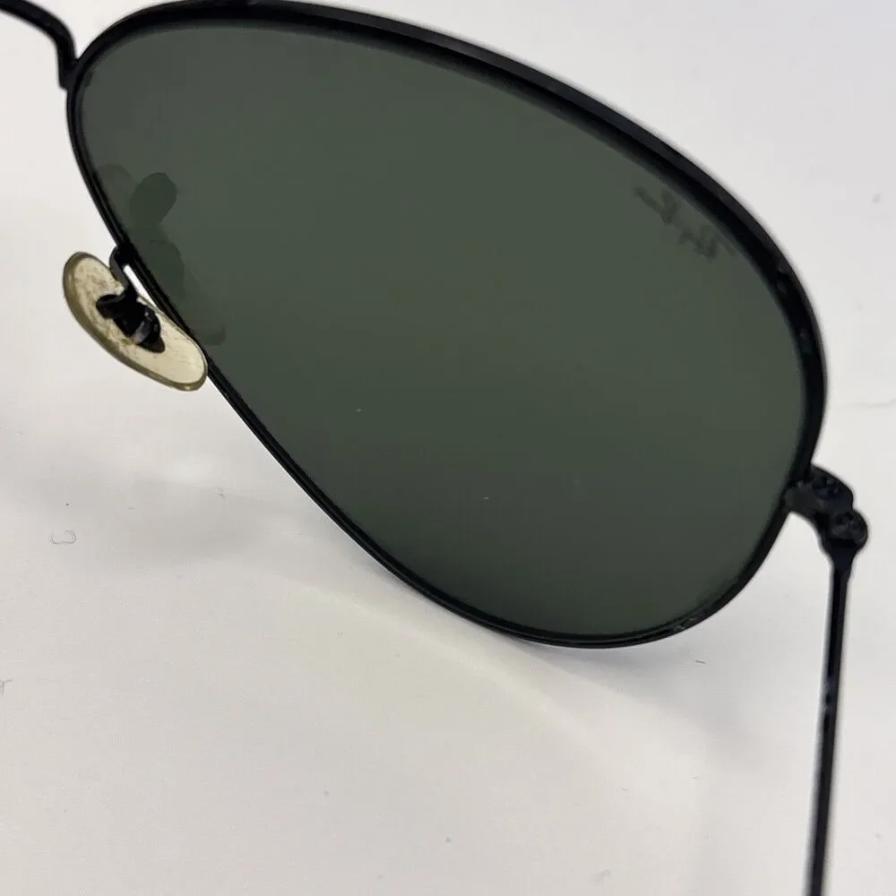Ray-Ban Aviator Large Metal II Sunglasses Black Metal Frame RB3026 - GOOD